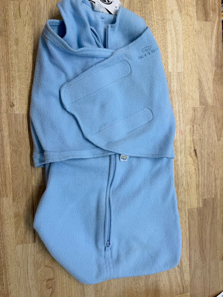 Halo Sleep Sack – Small (3-6 Months) | Blue Fleece - Nest and Sprout-Consignment
