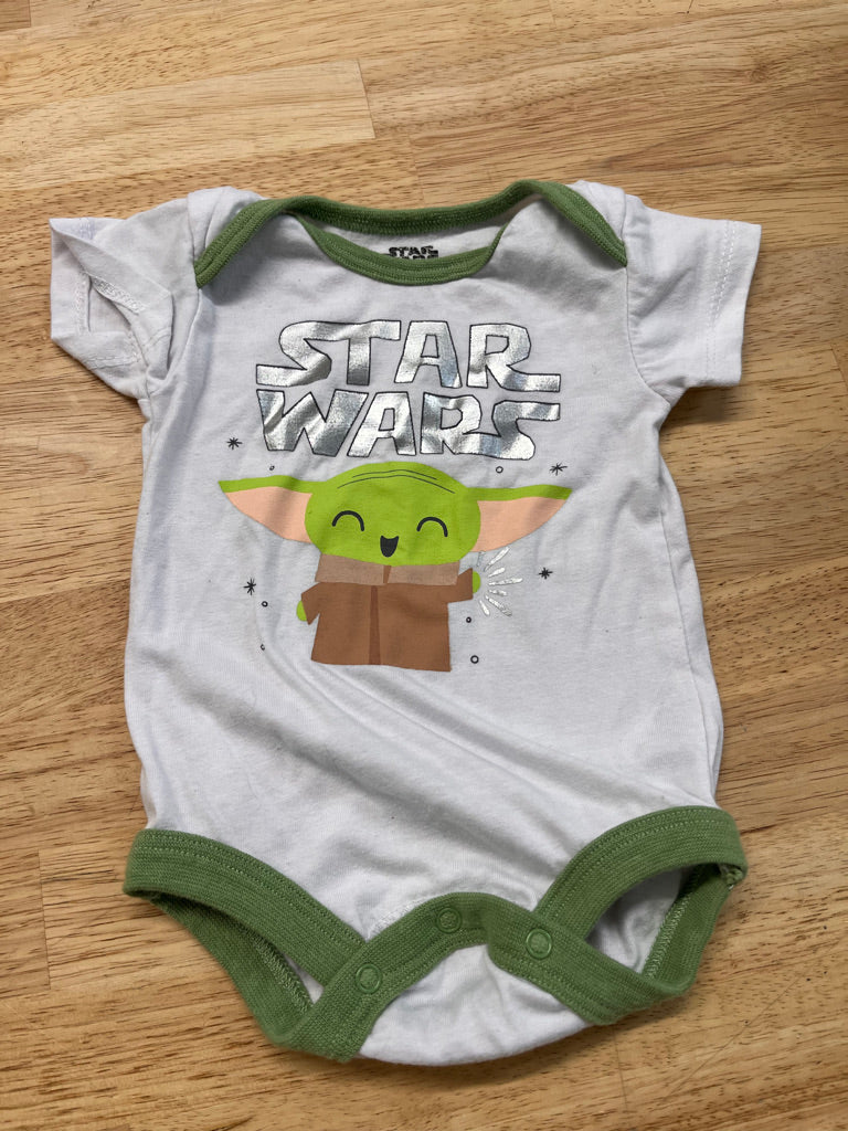 Star Wars 0-3M Yoda Bodysuit