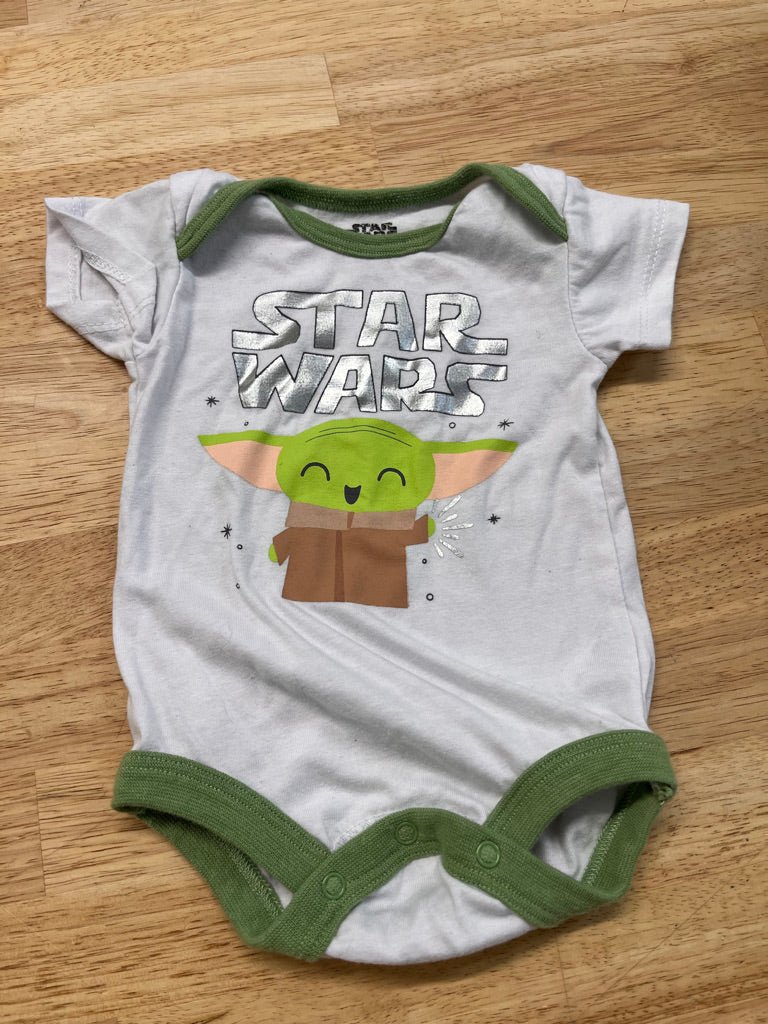 Star Wars 0 - 3M Yoda Bodysuit - Nest and Sprout - Consignment