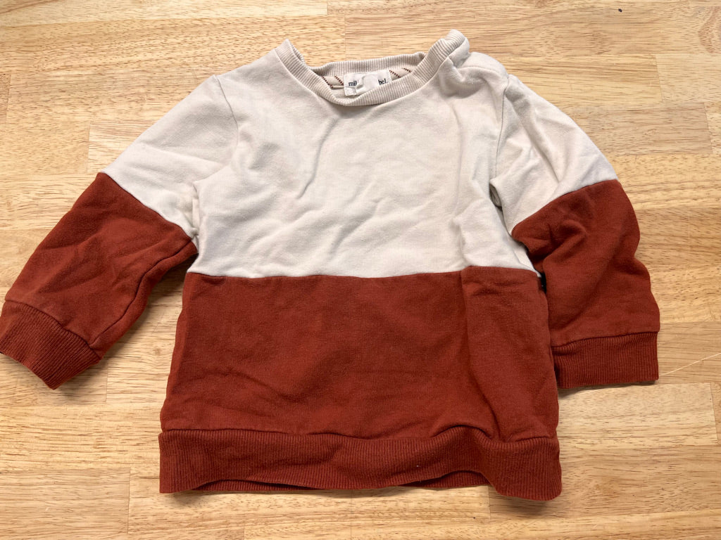 Miles the Label 12M Colorblock Sweatshirt