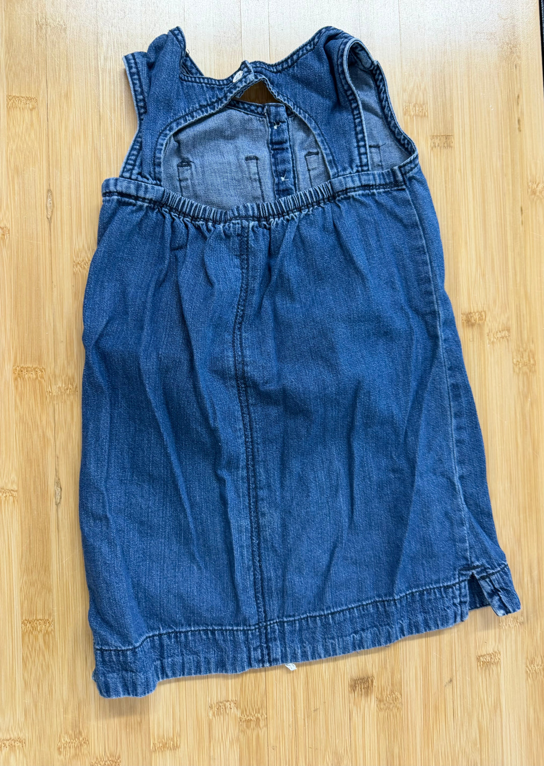 Old Navy Denim Dress – 5T | Quarter Button Down | Sleeveless