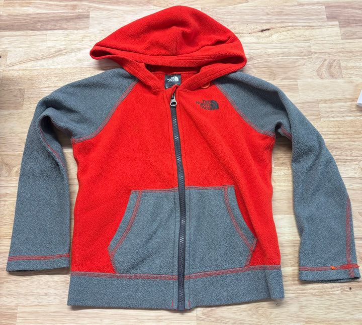 The North Face Jacket (Size 5, Red and Grey)