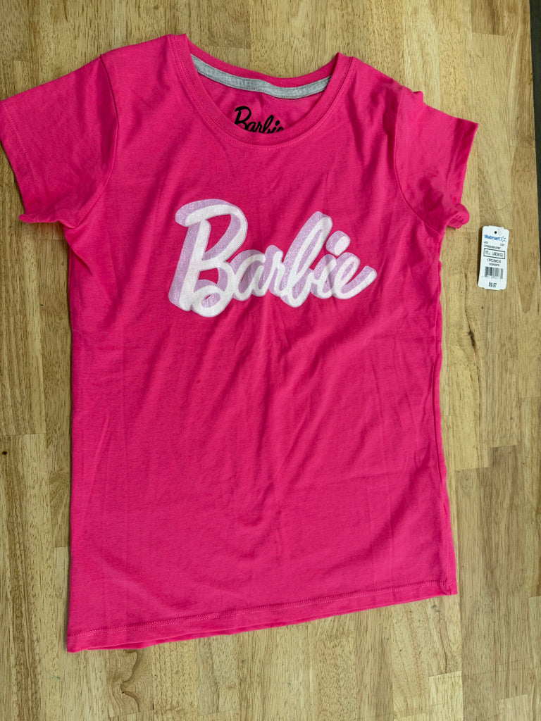 Barbie Graphic T-Shirt – 10/12 | Bright Pink Barbie Text Logo | NWT