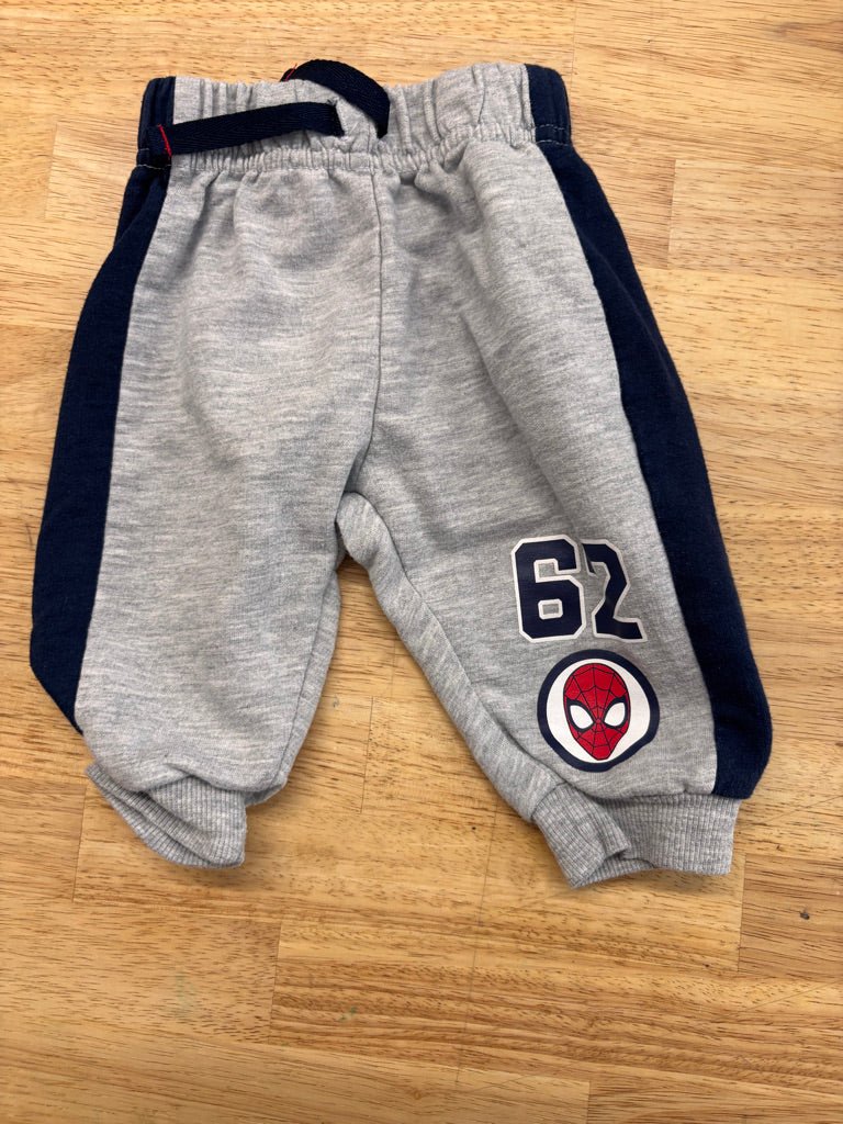 Marvel Joggers – Size 0–3M (Spiderman) - Nest and Sprout - Consignment