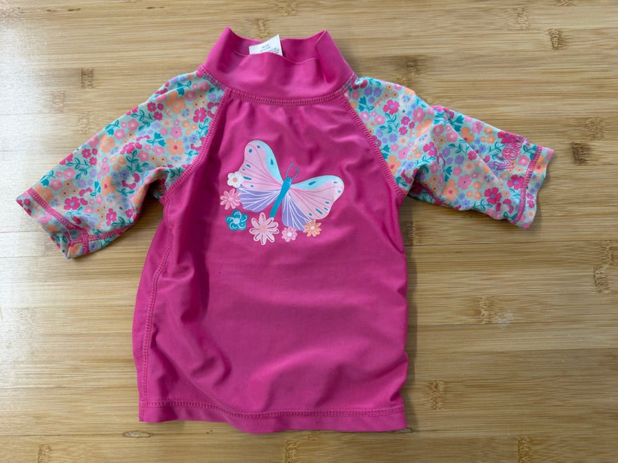 UV Skinz Butterfly Floral Sun Shirt – 2T - Nest and Sprout-Consignment