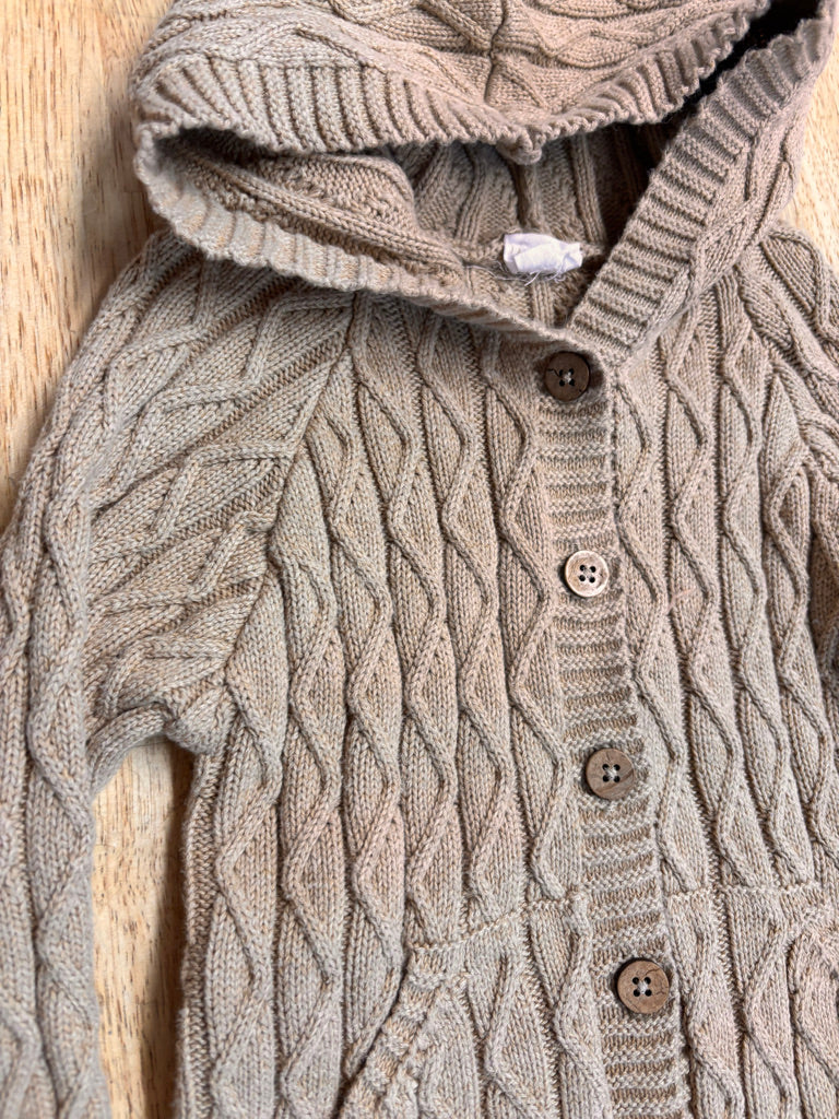 Jamie Kay Knit Hooded Romper – 1Y