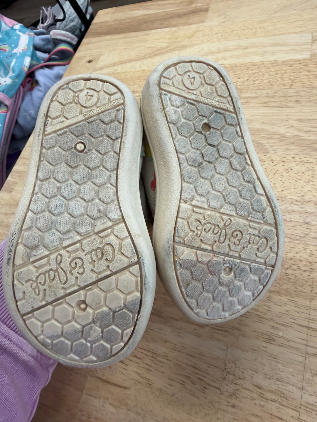 Cat & Jack Fruit Canvas Strap Sneaker – 4 | Double Velcro
