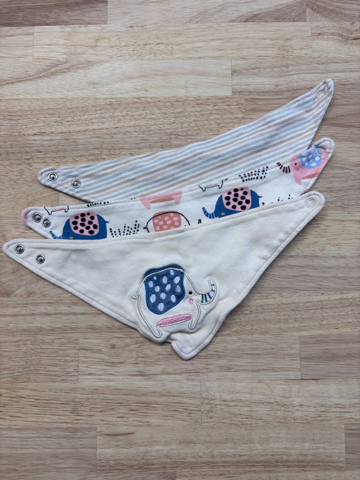 Set of 3 Bandana Bibs (One Size)