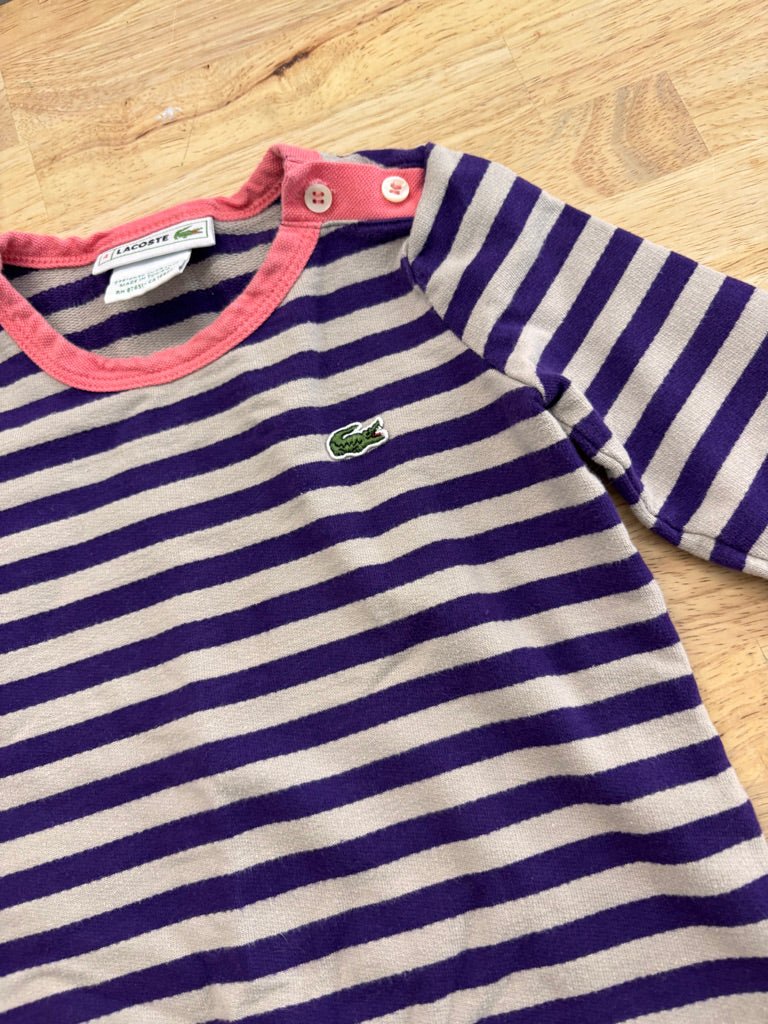 Lacoste 4Y Striped Dress - Nest and Sprout - Consignment