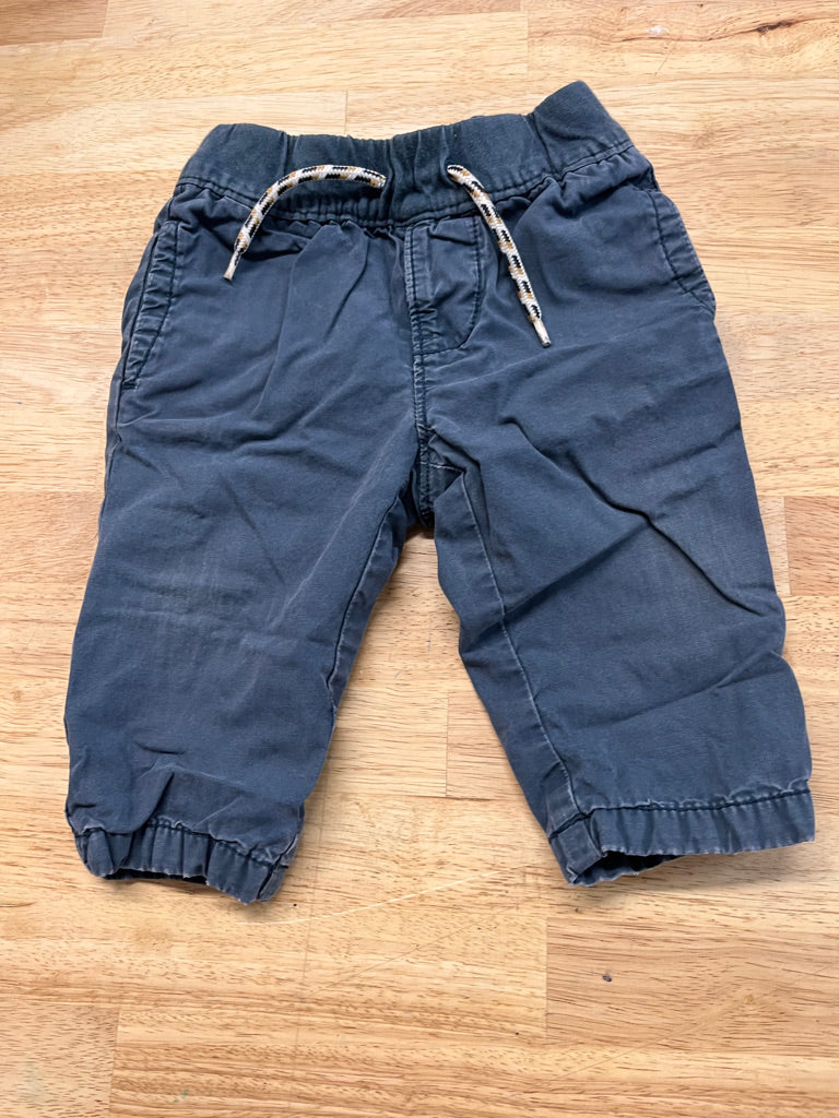 Gap 6–12M Lined Blue Chino Pants