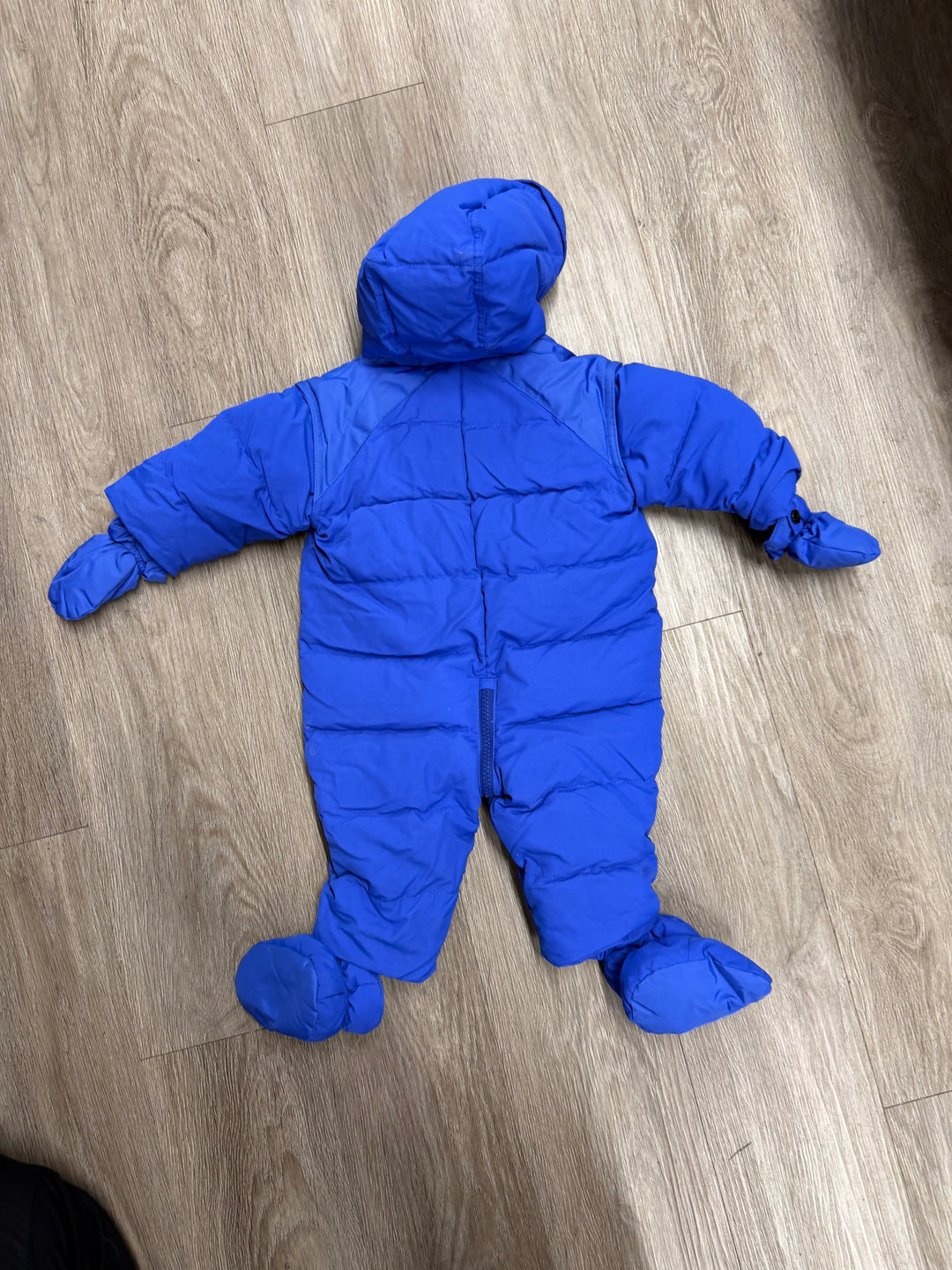 Burberry Children Royal Blue Snowsuit | Size 6M