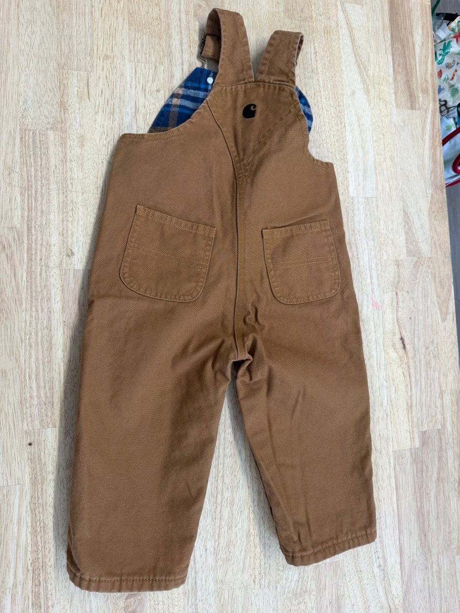 Carhartt Lined Overalls – 18M | Excellent - Nest and Sprout-Consignment