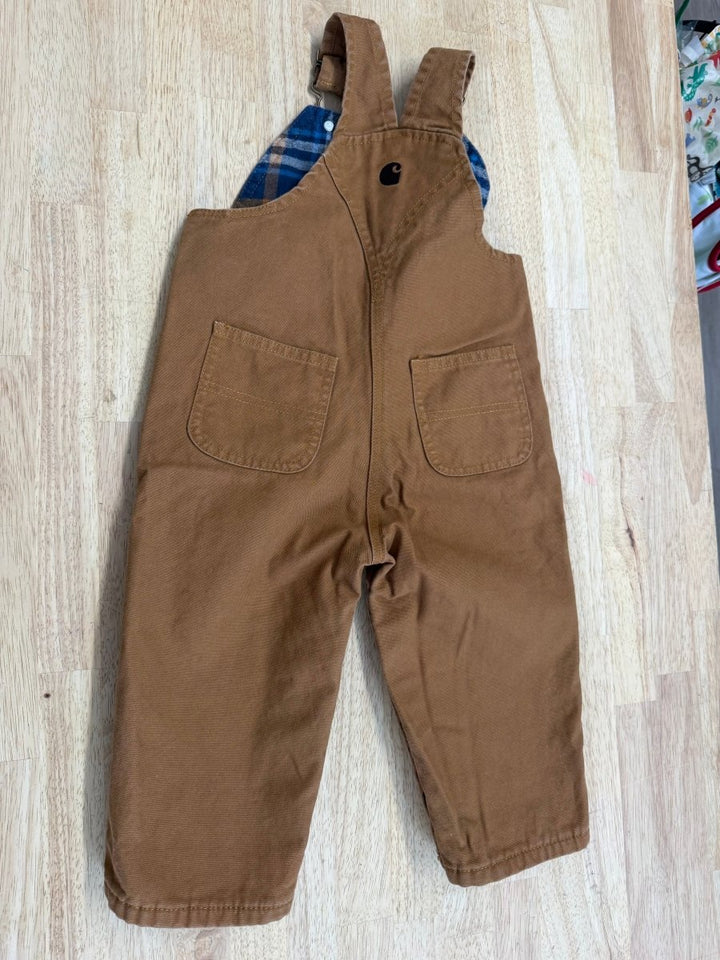 Carhartt Lined Overalls – 18M | Excellent - Nest and Sprout-Consignment
