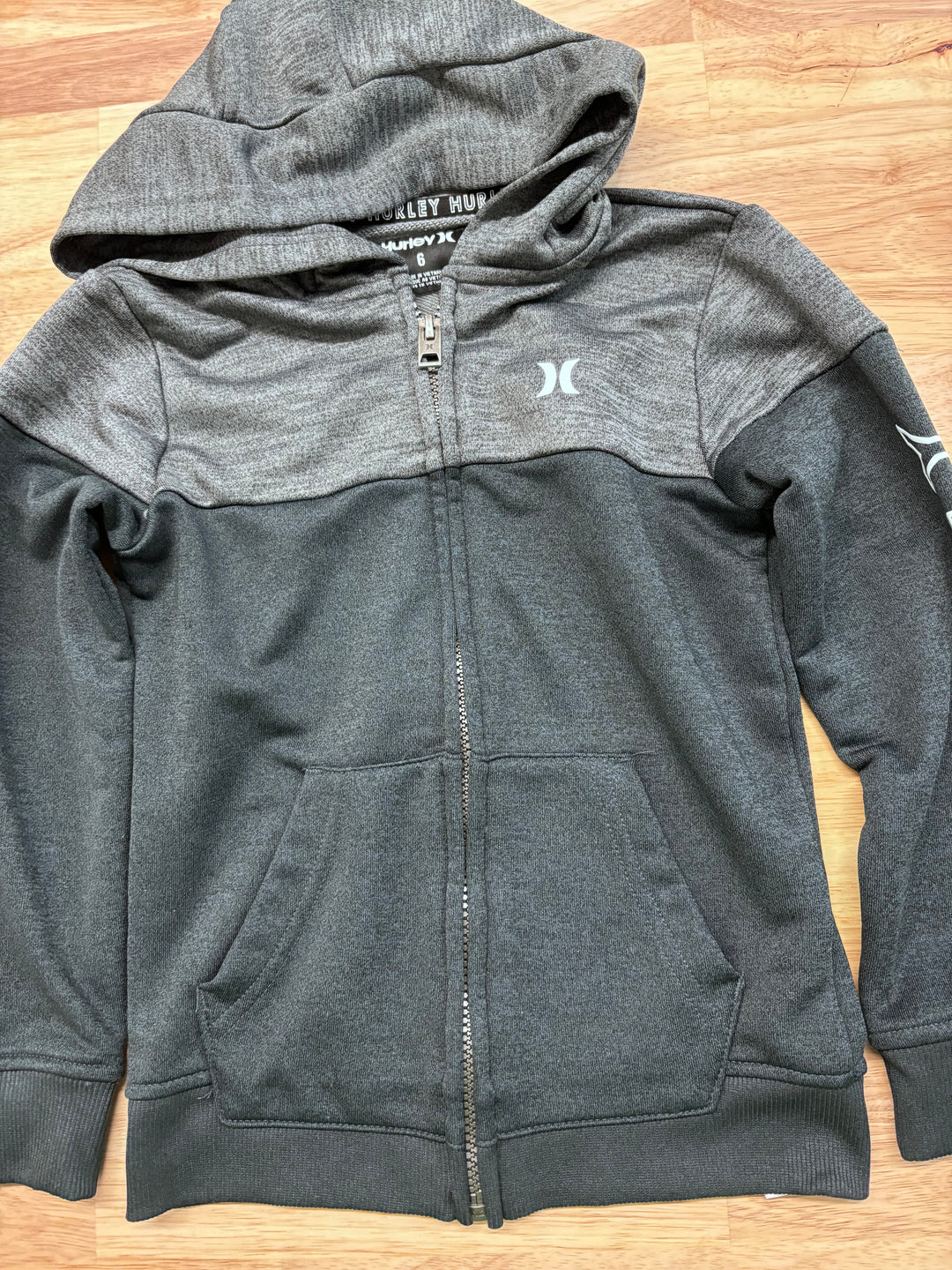 Hurley Zip Up, Size 6