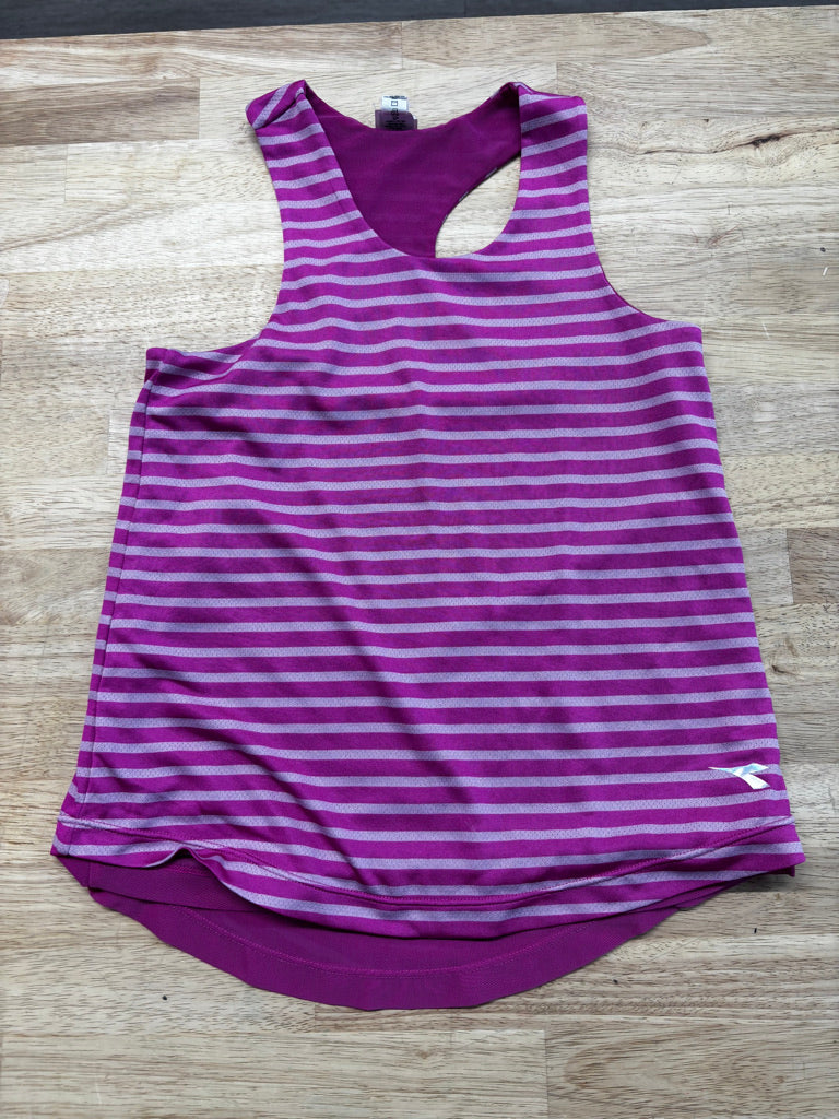 Diadora Athletic Tank Top Fuchsia | Size Youth S