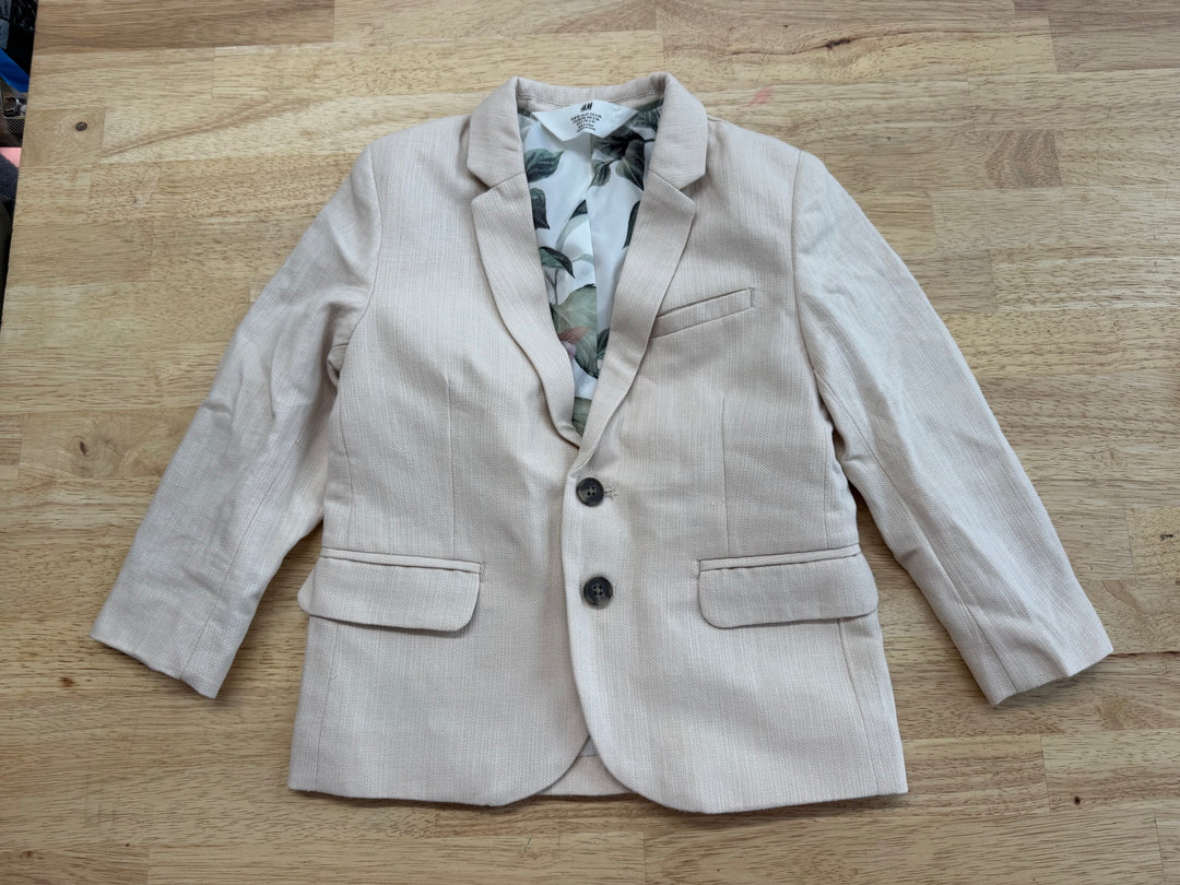 H&M dress Jacket – 2/3 Years | Cream | Cotton Polyester Lining