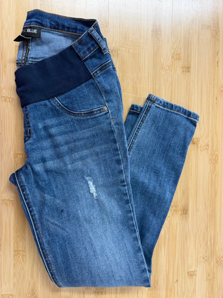 Indigo Blue Maternity Jean – Small | Blue - Nest and Sprout-Consignment