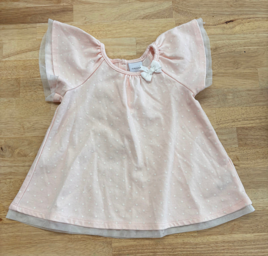 Tahari Top with Tulle Trim – 18 Months