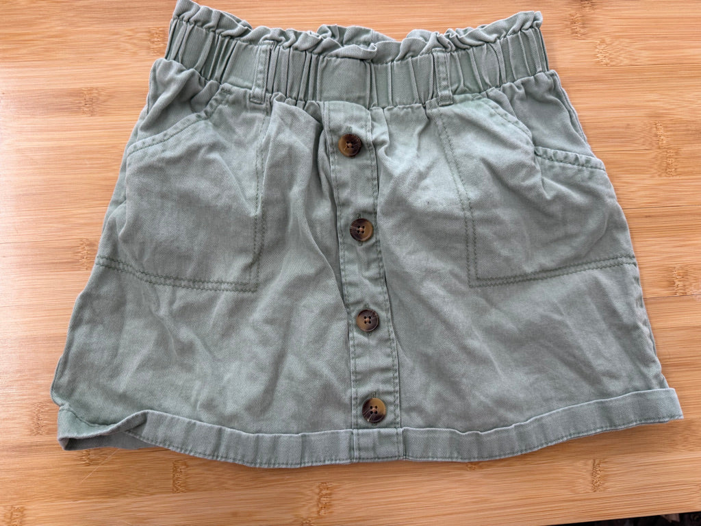 OshKosh Skirt – 10 | Army Green with Pocket