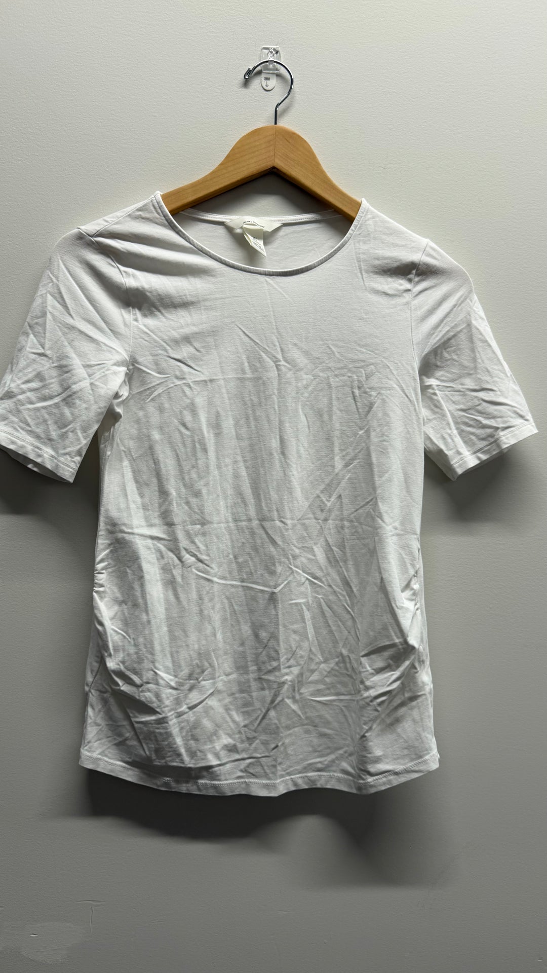 H&M Mama T-Shirt – Small | White | Short Sleeve