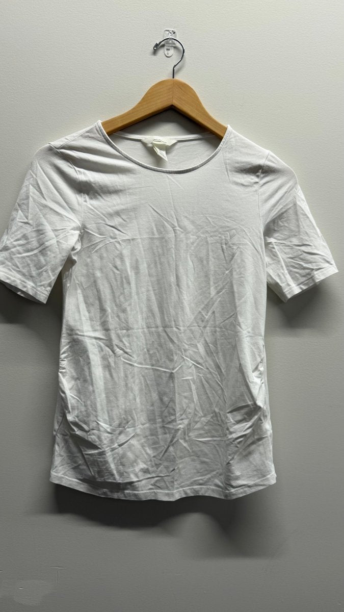 H&M Mama T-Shirt – Small | White | Short Sleeve - Nest and Sprout-Consignment