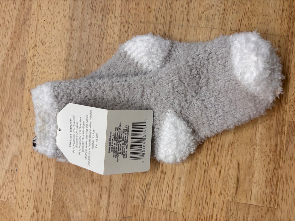 Snugadoo Fleece Socks – Kids 1–7 NWT - Nest and Sprout - Consignment