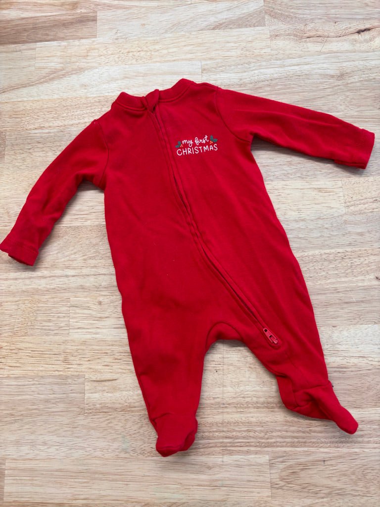 Old Navy Newborn Sleeper "My First Christmas" - Nest and Sprout - Consignment