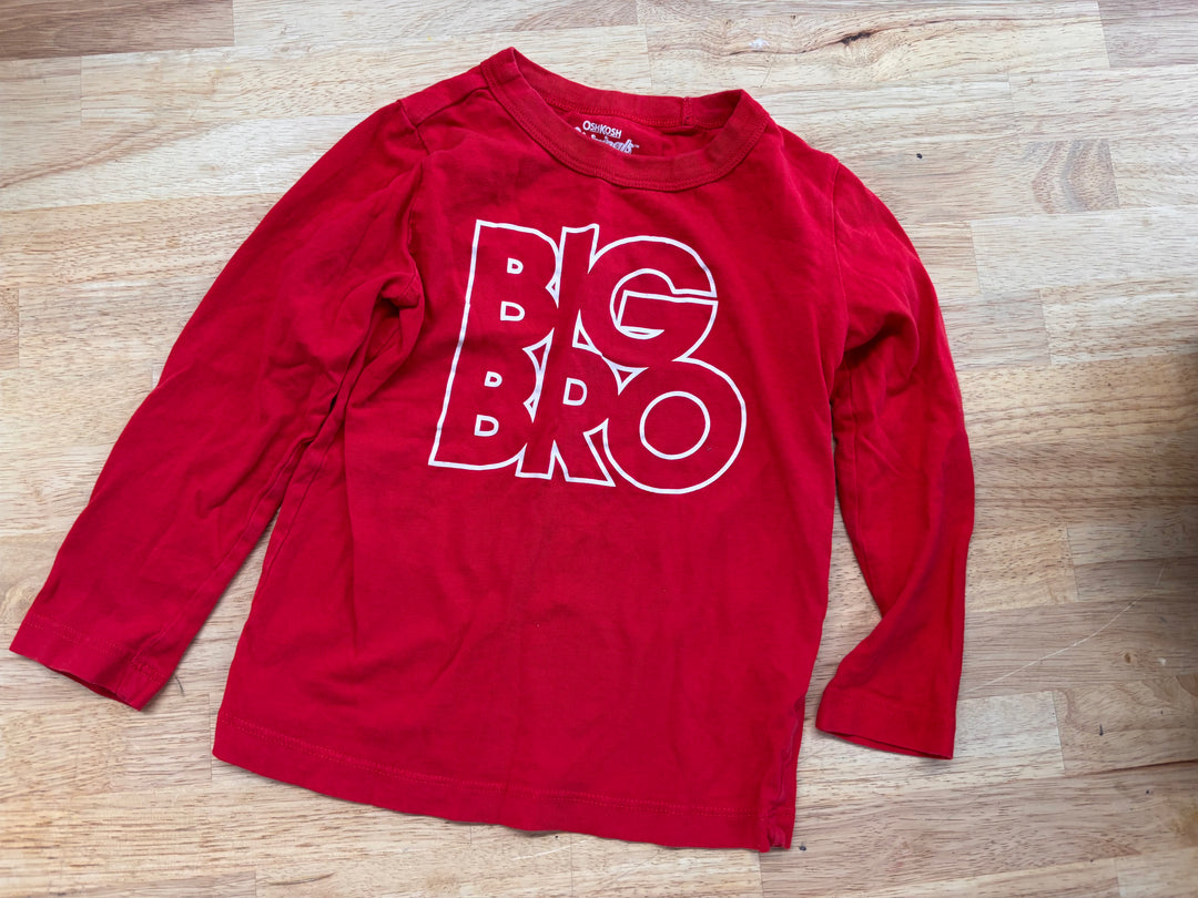 OshKosh Originals 3T Red “Big Bro” Shirt
