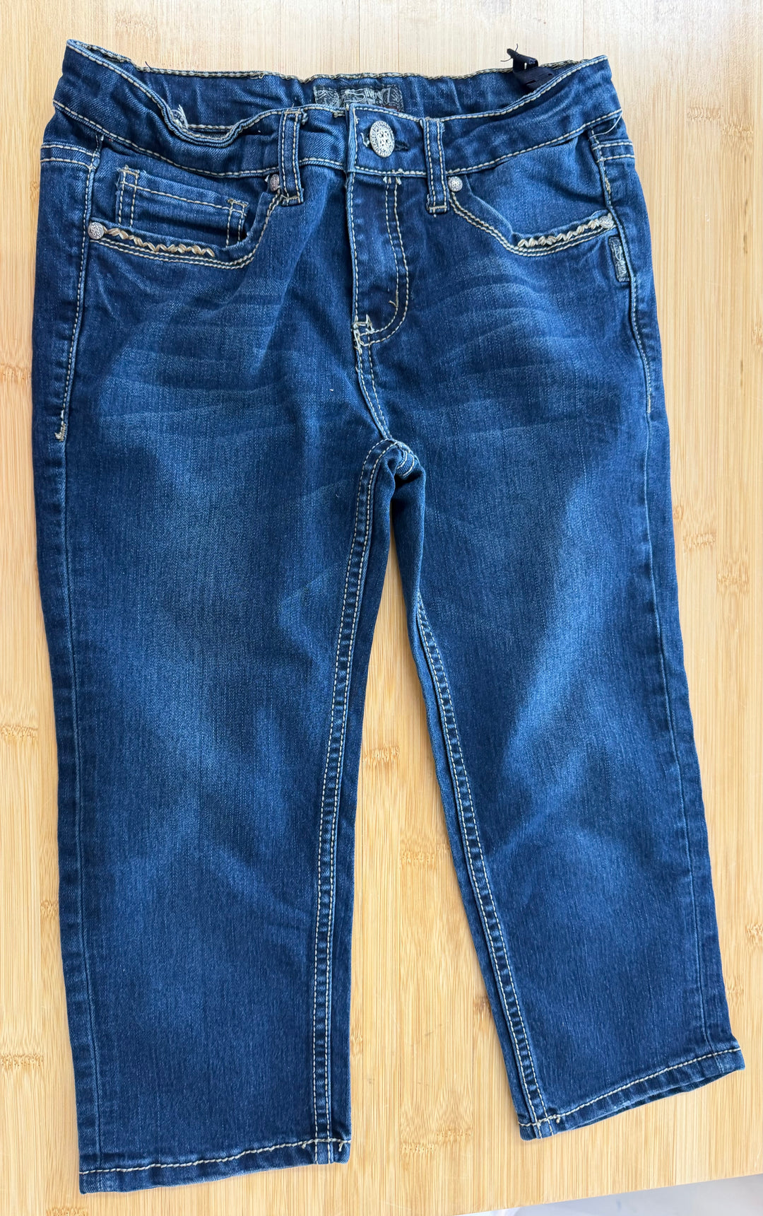 Silver Jeans Lai capri jeans – Youth 12 | Medium Dark Wash | Straight Leg