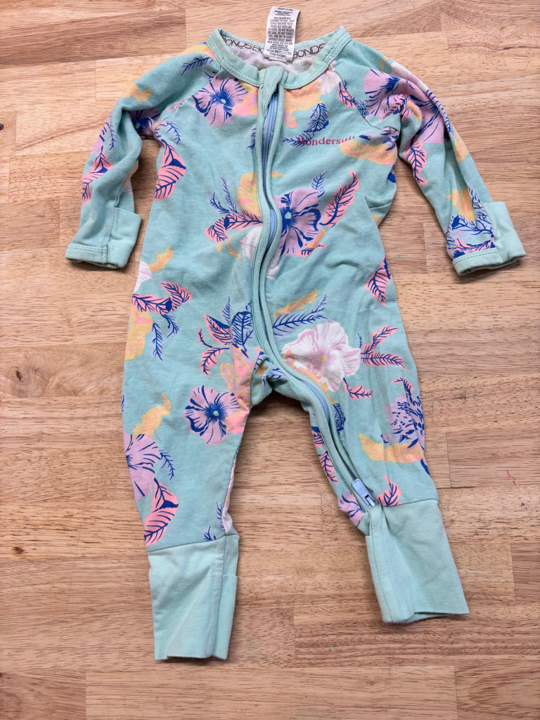 Bonds Wondersuit Tropical Floral – 0–3M