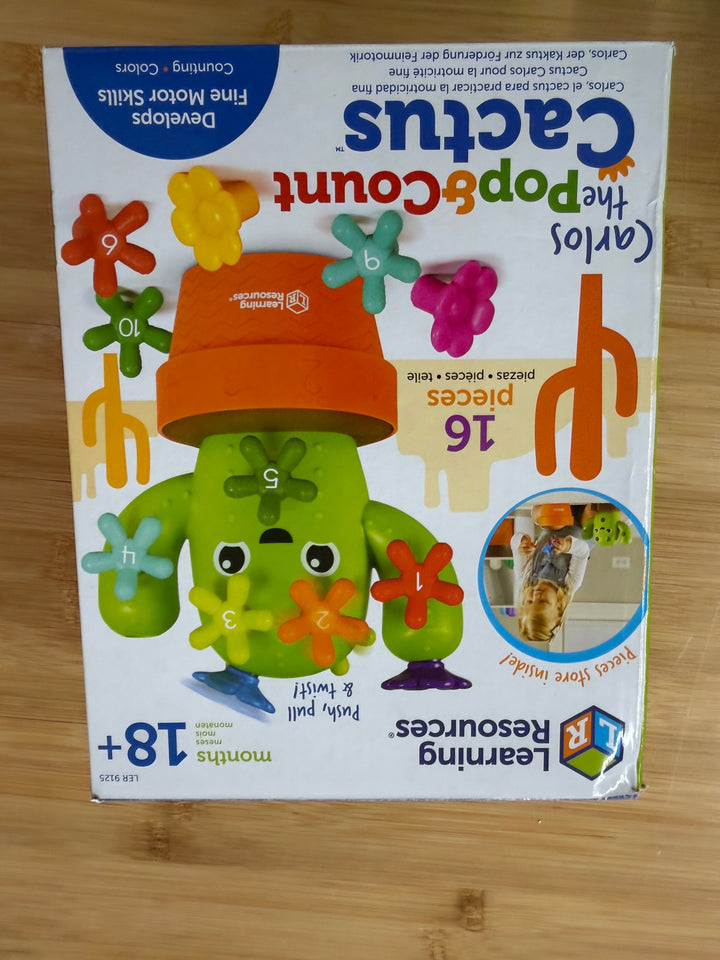 Learning Resources Carlos the Pop & Count Cactus – 18M+ | Used in Package