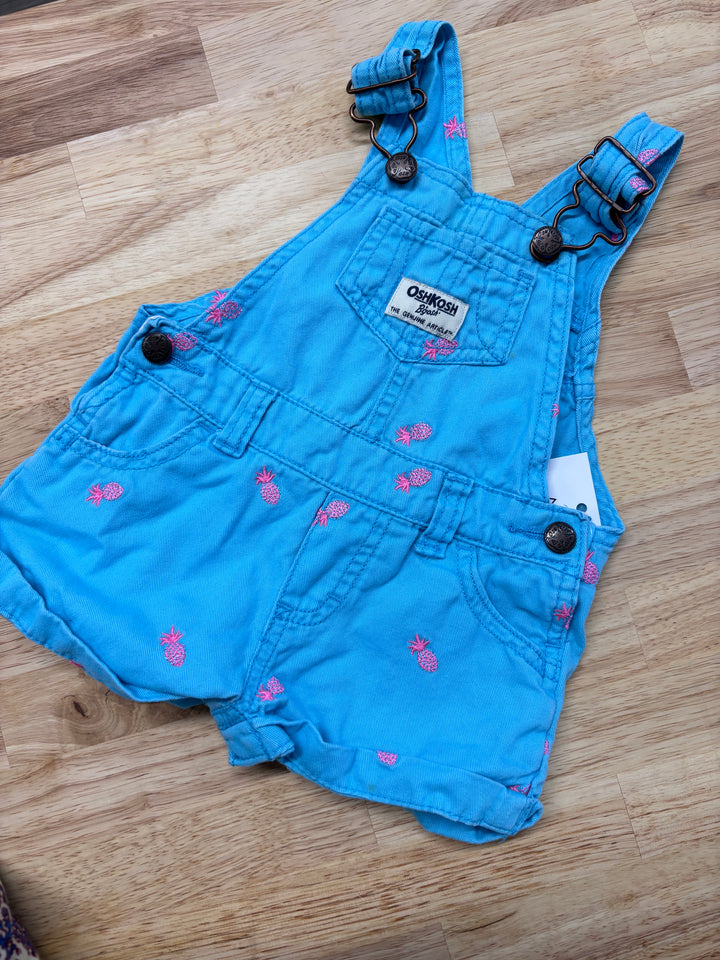 OshKosh Overalls with Pineapples (18 Months)