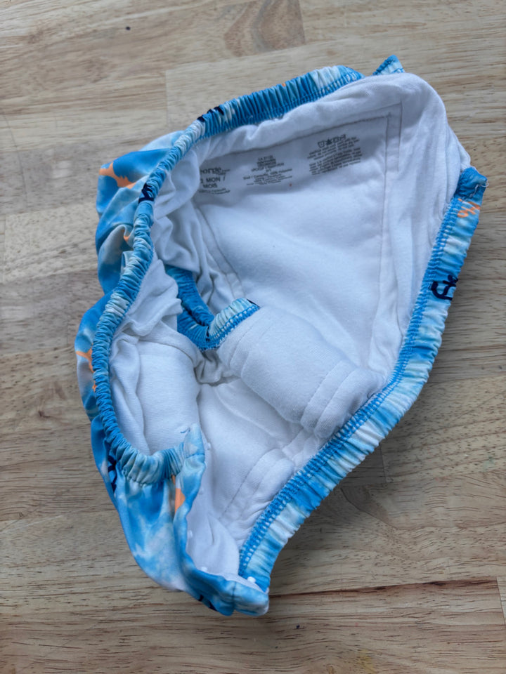 George 6-12M Swim Diaper – Blue Fish