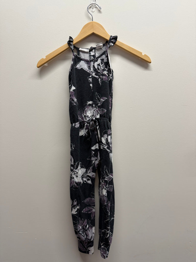 Jade & Carly by Priv Modal romper – 1–2T | Black Purple Floral | Play