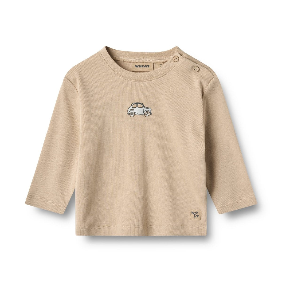 Wheat Baby & Toddler Long Sleeve Shirt | Warm Sand - Nest and Sprout - Wheat Kids