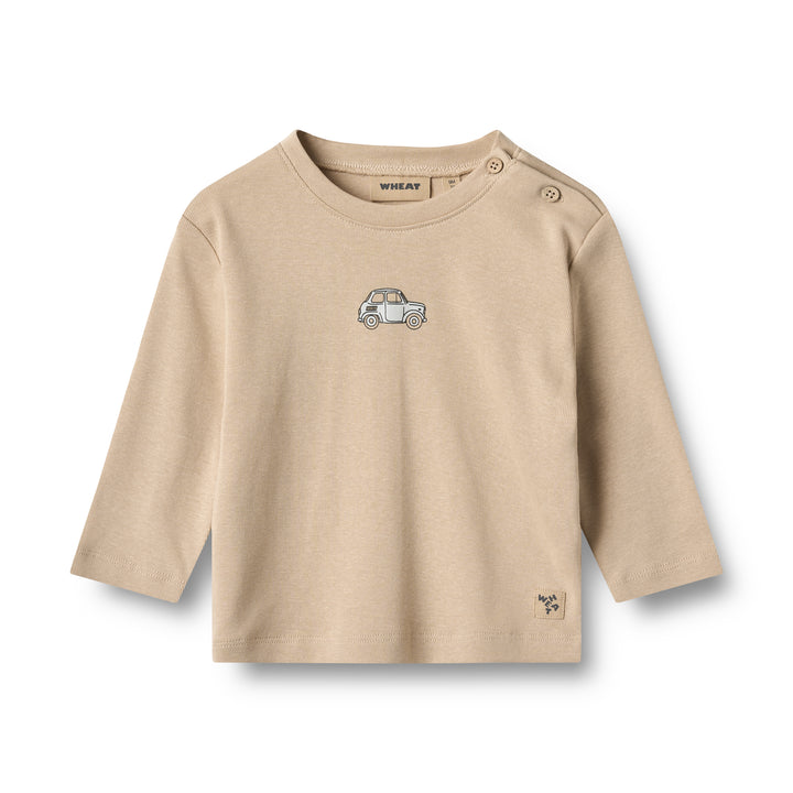 Wheat Baby & Toddler Long Sleeve Shirt | Warm Sand