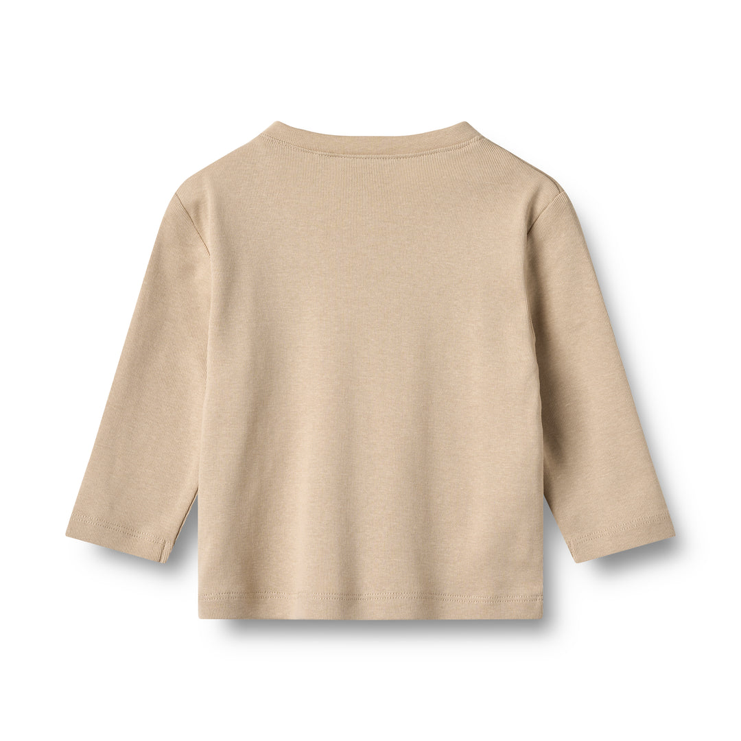 Wheat Baby & Toddler Long Sleeve Shirt | Warm Sand