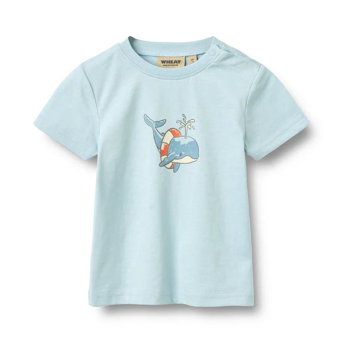 Wheat Kids Shirt – Wally – Summer Sky | 12M - 2Y - Nest and Sprout - Wheat Kids