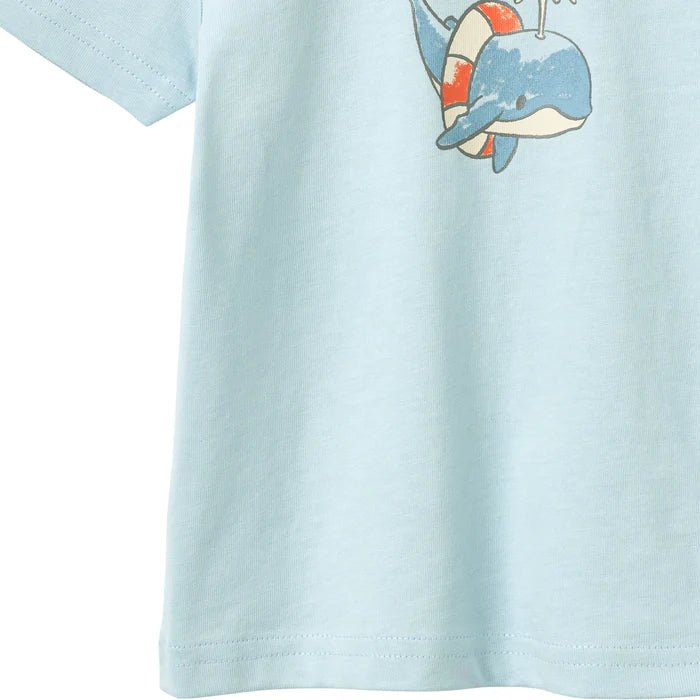 Wheat Kids Shirt – Wally – Summer Sky | 12M - 2Y - Nest and Sprout - Wheat Kids