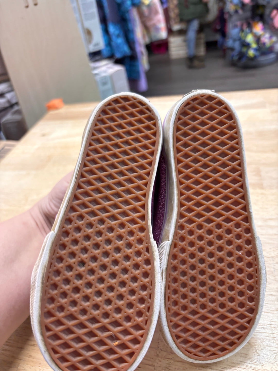 Vans Glitter Sneakers Size 10 – Pink