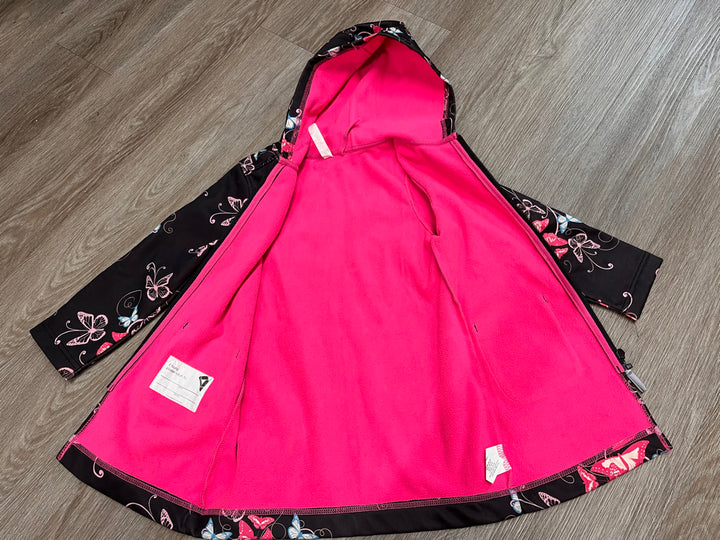 Please Mum Jacket – Size S 5Y (Black with Butterfly Print)