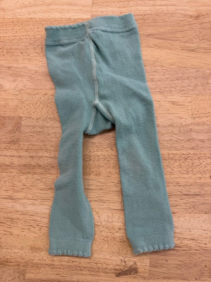 Finn + Grin Footless Tights – 105cnm | Green Custom Dyed - Nest and Sprout-Consignment