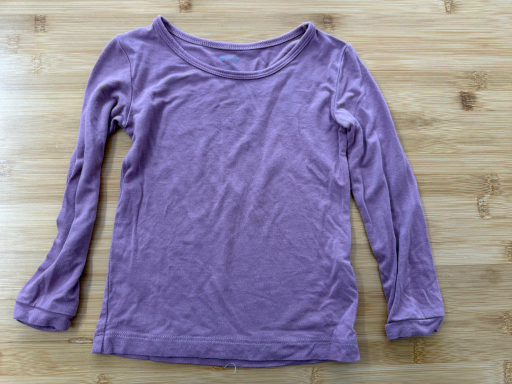 Kyte Baby Long Sleeve Top – 3 | Dark Purple Bamboo | Play