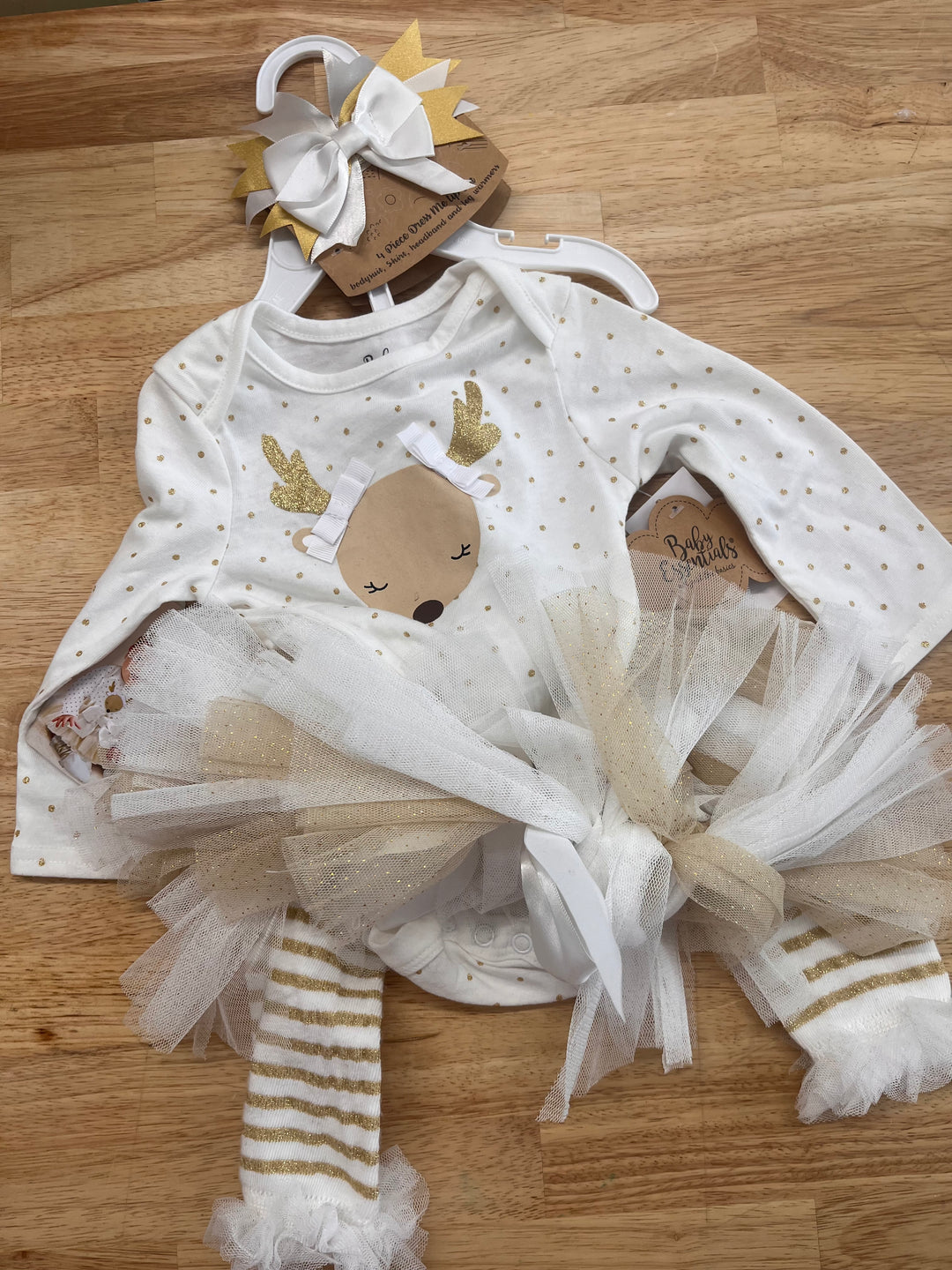 Baby Essentials 4-Piece Dress Me Set, 6M – NWT