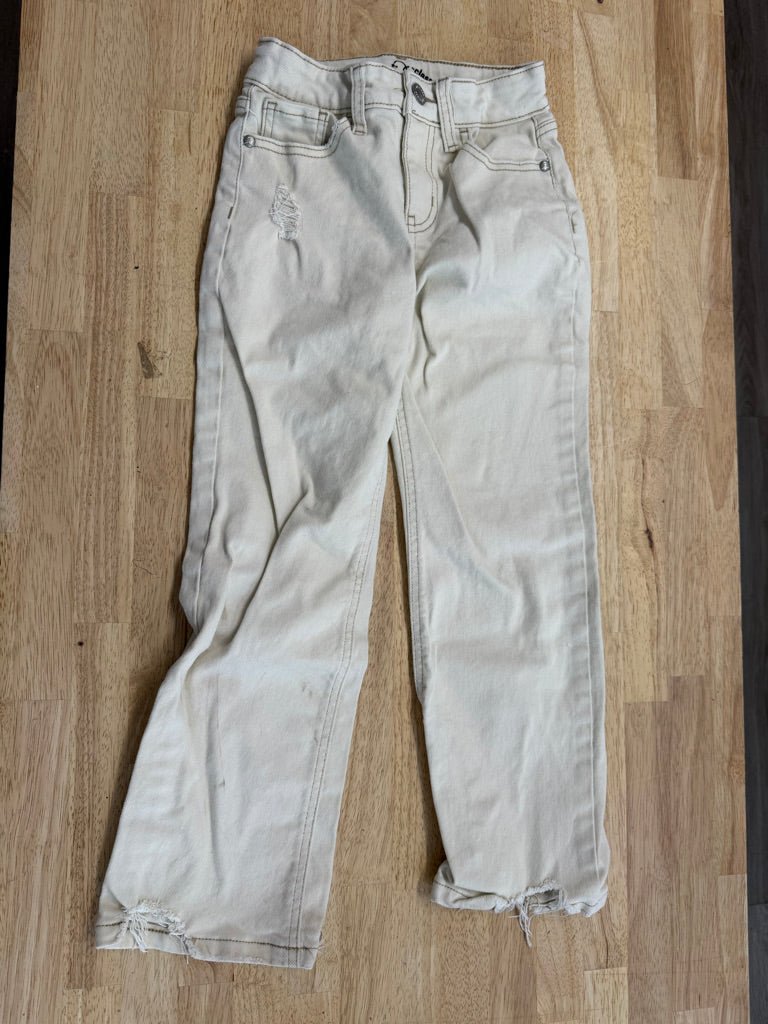 Art Class Cream Jeans – 7 | Play - Nest and Sprout-Consignment