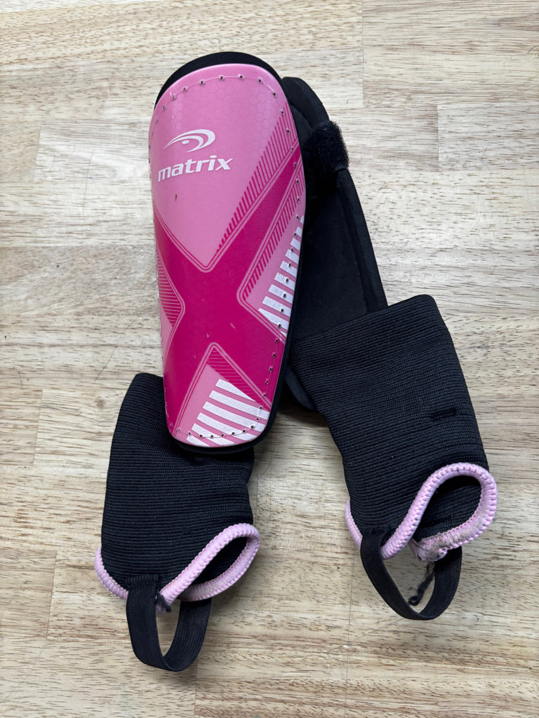 Matrix Pink Shin Guards | Size S