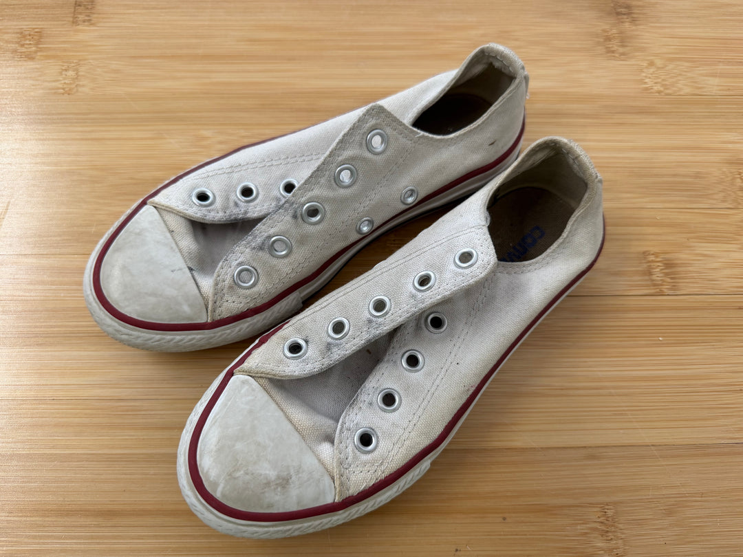 Converse Lace-Up Shoes – 13 (EU 31) | White No Laces | Play