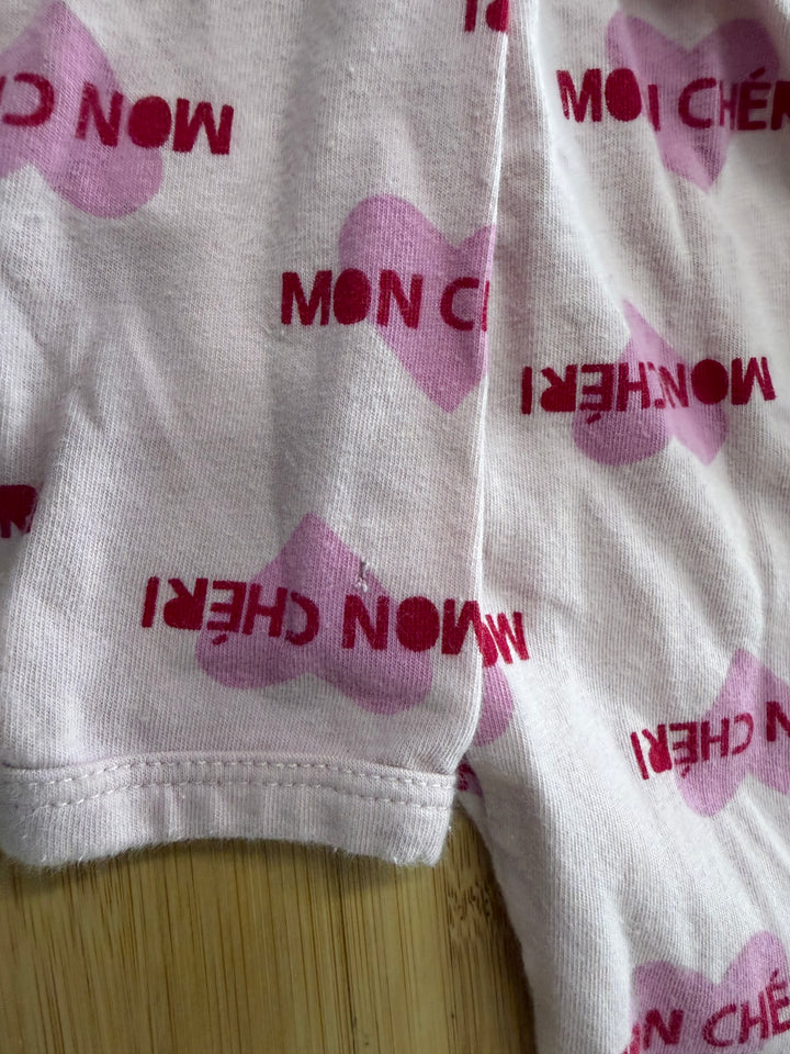 Bonds Wondersuit Mon Cheri – 12-18M | Mon Cheri | Light Pink | Hearts