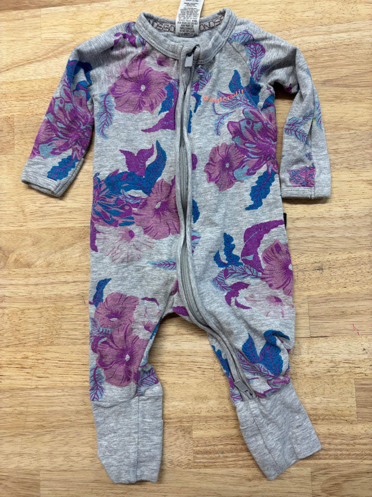 Bonds Wondersuit Floral – 0–3M