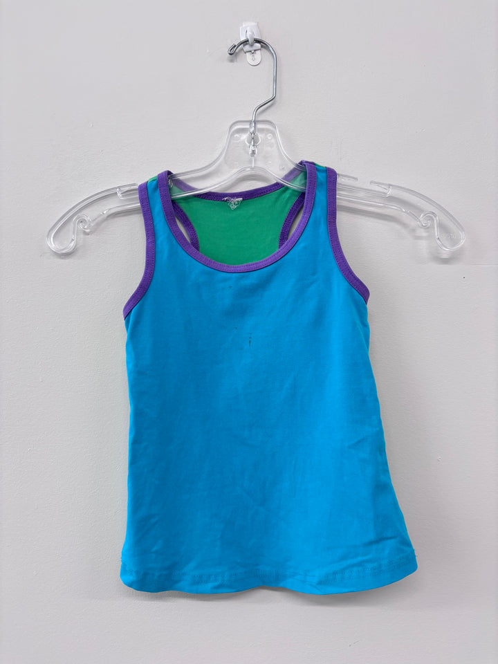 Peekaboo Beans Tides Out Tank, Teal, 4 (Play)